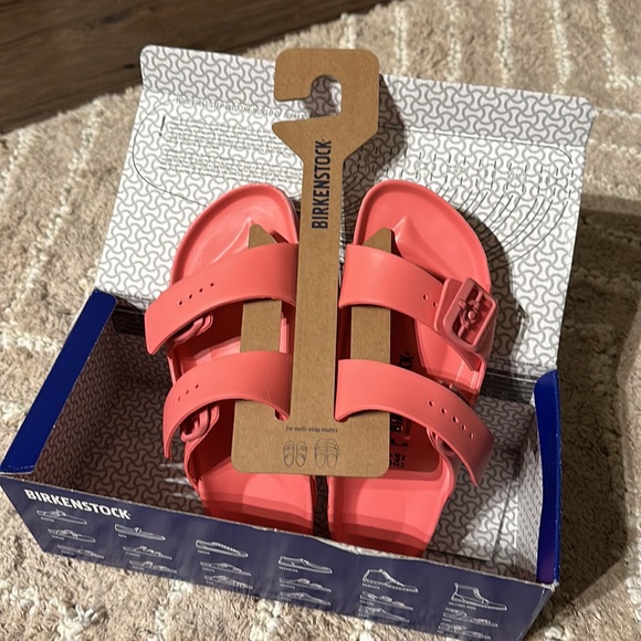 Birkenstock Shoes Brand New Pink Rubber Birkenstocks Poshmark